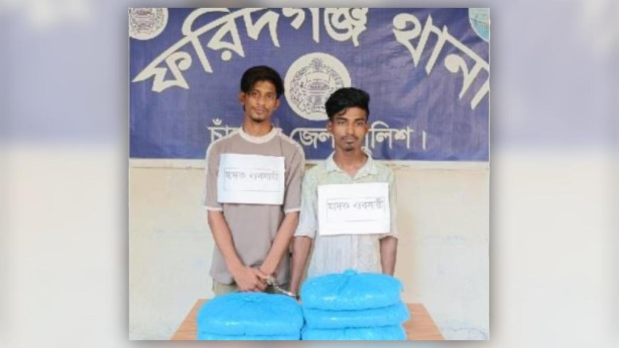 ফরিদগঞ্জে গাঁজাসহ দুই মাদক কারবারি গ্রেফতার