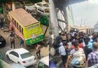 বনানীতে বাসচাপায় প্রাণ গেল ২ জনের